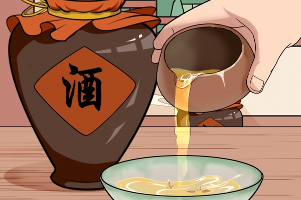 糯米酒上面有一层白毛