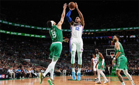 ​NBA季后赛恩比德复出绿军大胜76人总分1-1 比赛有多激烈？