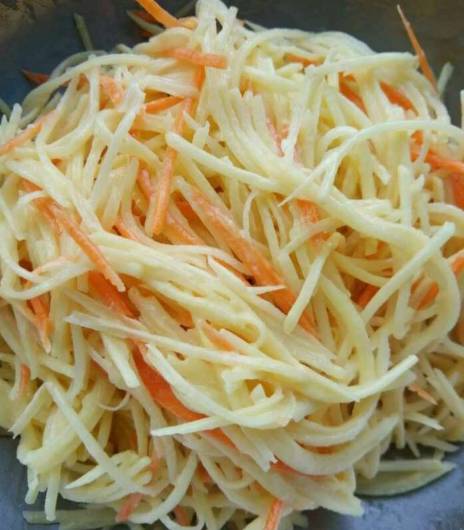 土豆丝这样做，我一人能吃三个，再也不用买早饭了！