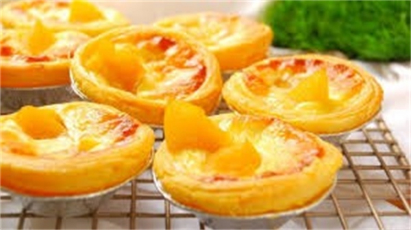 黄桃蛋挞的做法