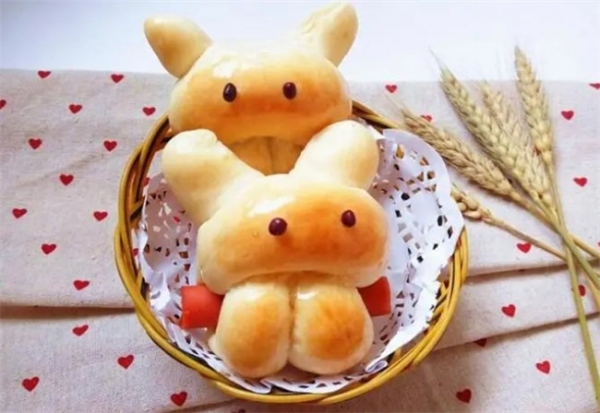 小兔子面包的做法