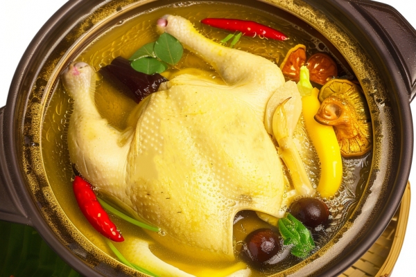 人参炖鸡的做法和功效有哪些