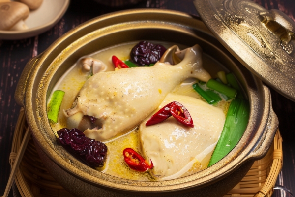 人参炖鸡的做法和功效有哪些