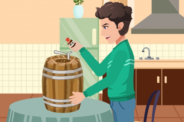 客家糯米酒的酿制步骤